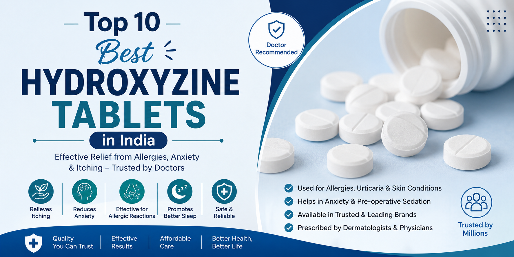 Top 10 Best Hydroxyzine Tablet in India